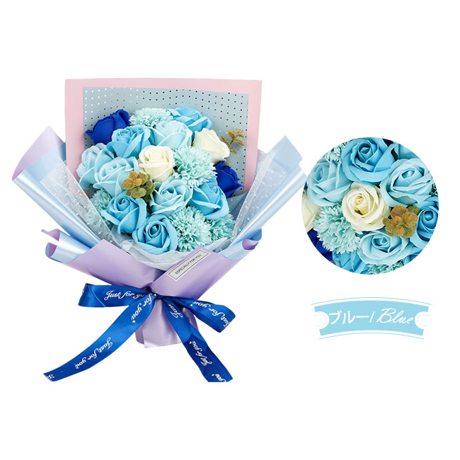 母の日 ソープフラワーブーケ 花束 枯れない 造花 卒業式 ローズ