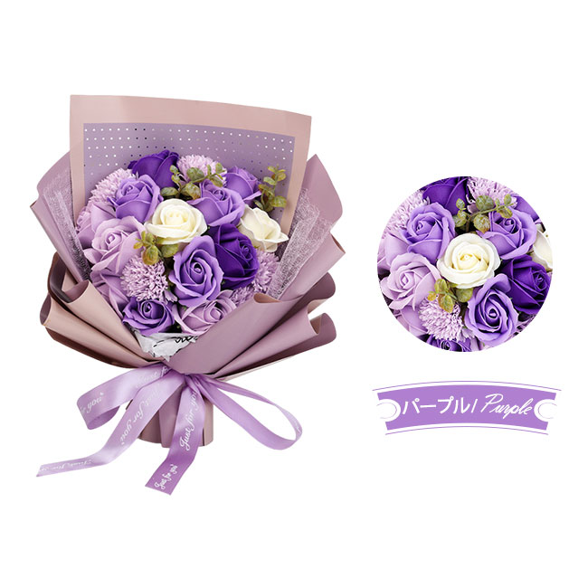 母の日 ソープフラワーブーケ 花束 枯れない 造花 卒業式 ローズ