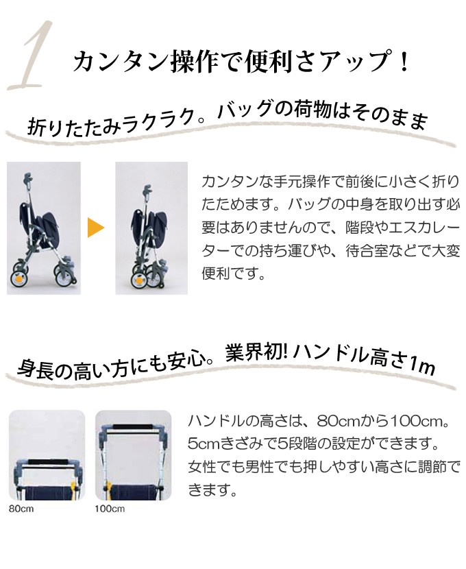 マキテック シルバーカー キャリースルーンN 手押し車 老人 高齢者