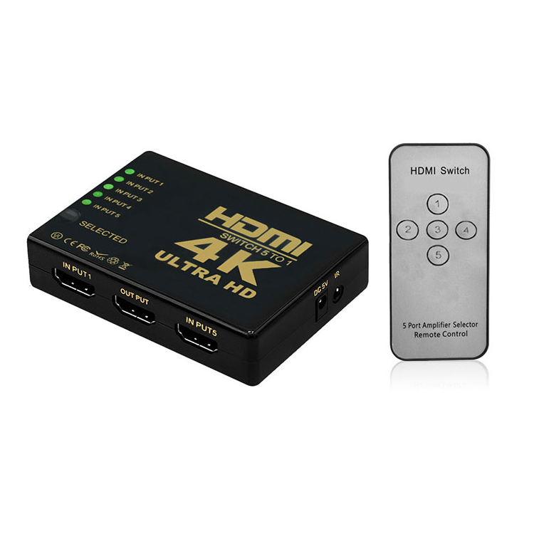 HDMI 切替器 分配器 セレクタ 5入力1出力 4K対応 HDMIセレクター HDMI切替器 HDMI分配器 ネコポス送料無料 NP｜carvus｜02