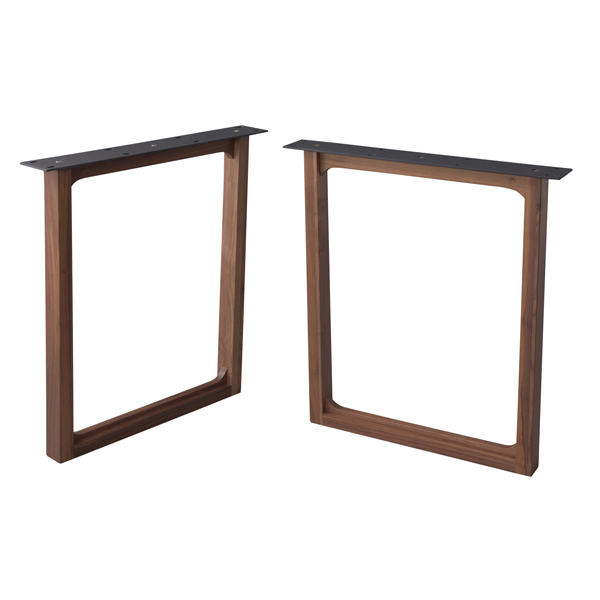 テーブル脚 テーブル用脚 ＤＩＹ 脚のみ パーツ 木製ロ型 2本1組 2本1組