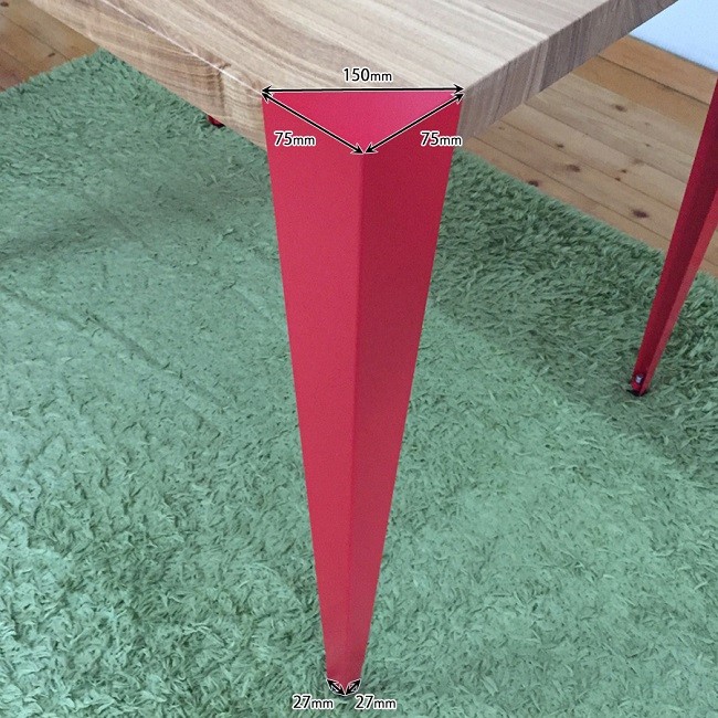 テーブル脚 テーブル用脚 DIY 脚のみ パーツ スチール脚 legRAKU70
