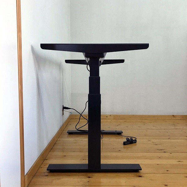 【展示品】電動昇降デスク脚　オキンリファインド 　黒 電動昇降デスク脚 オキンリファインド ペイント工房