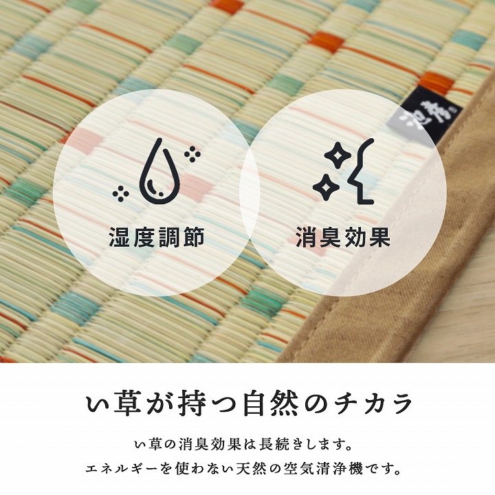 小夏 日本 い草 イグサ 自然素材 夏 年間 おすすめ カーペット ラグ 涼しいい 江戸間6畳 261×352cm