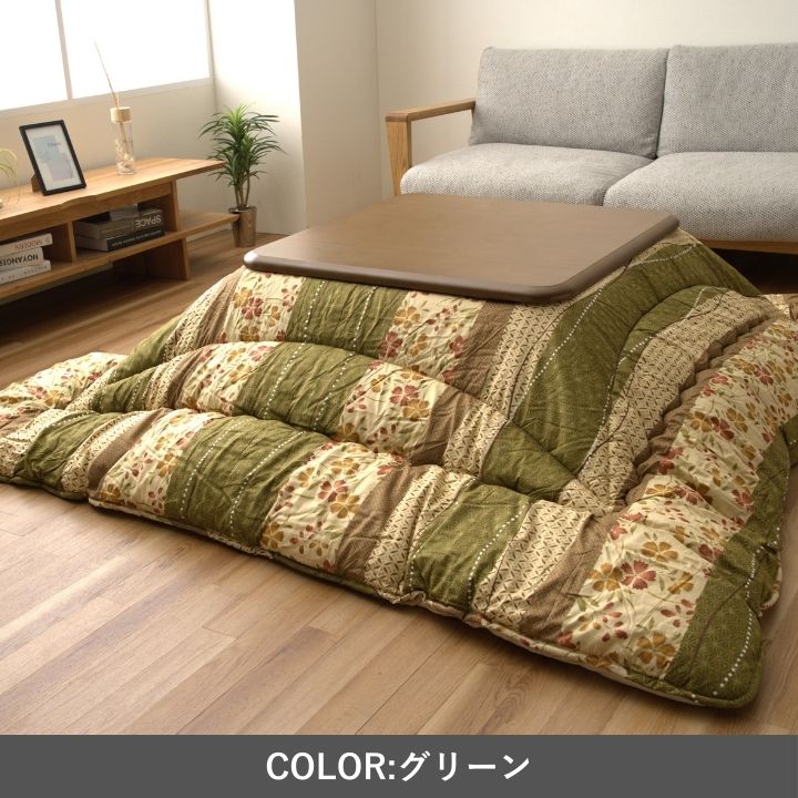 こたつ こたつ厚掛 掛 花雅 205×205cmの画像