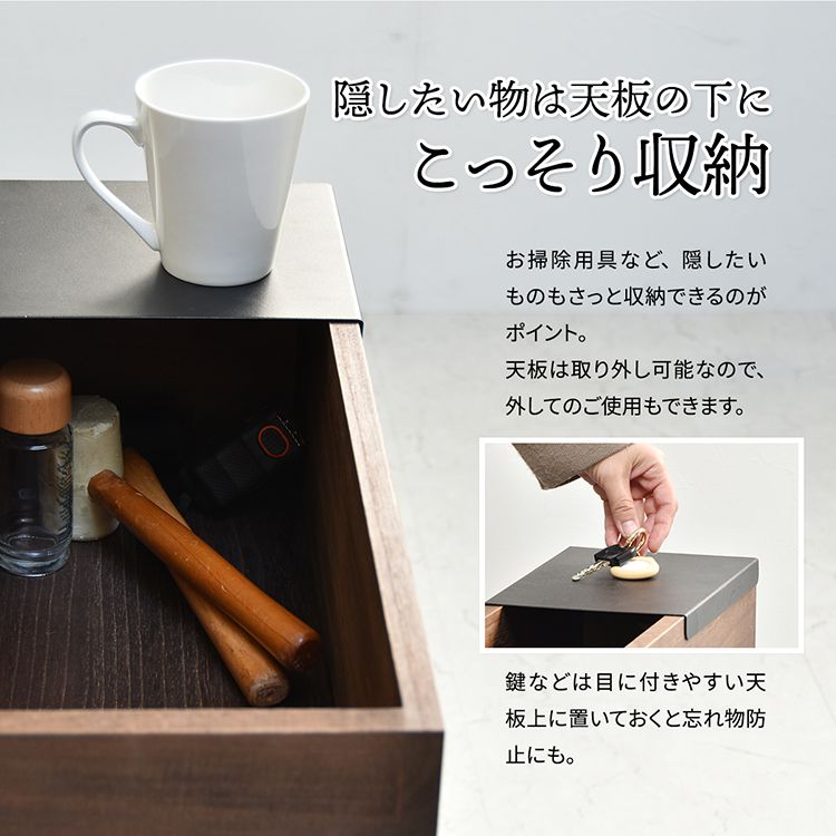 プランターボックス 幅55 おしゃれ 北欧 サイドテーブル ラック 桐 天然木 プランターラック 植物スタンド プランターカバー プランターシェルフ 鉢_8