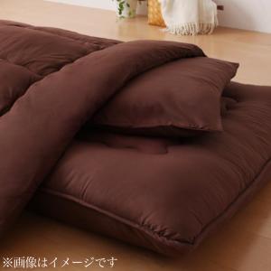 三層敷布団 布団セット 羊毛混タイプ シングル6点セット