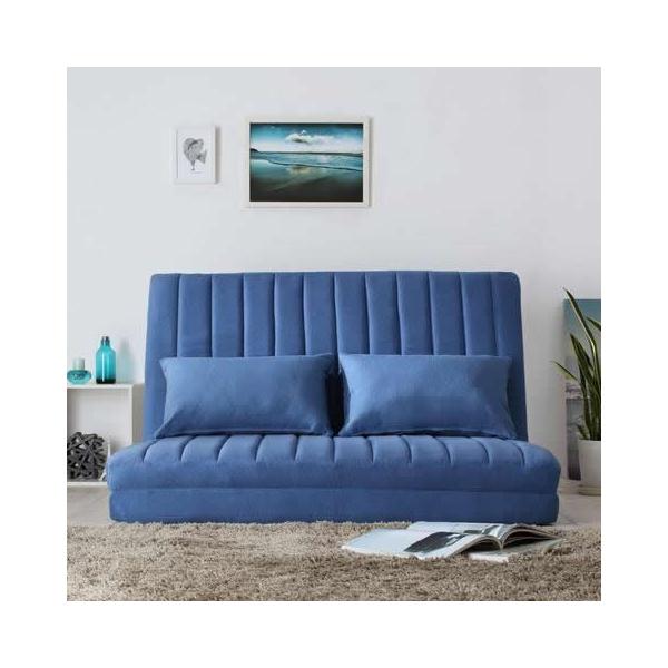 ソファーベッド おしゃれ セミダブル 幅120cm リクライニング 3WAY