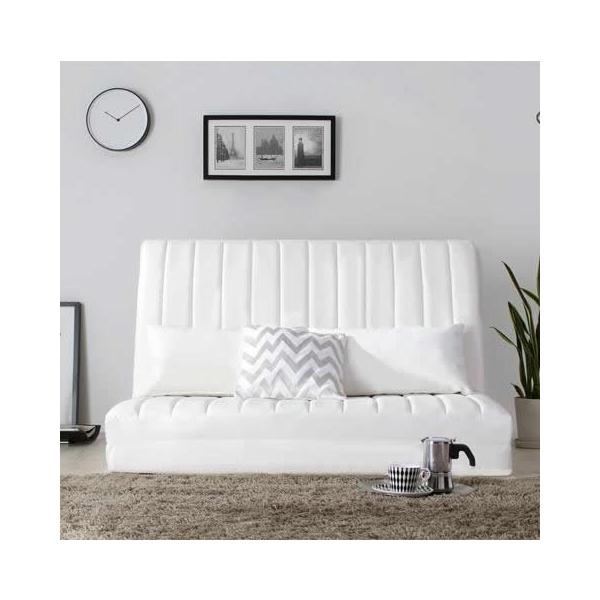 ソファーベッド おしゃれ セミダブル 幅120cm リクライニング 3WAY