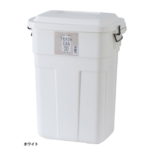 ゴミ箱 30リットル おしゃれ ごみ箱 ダストボックス トラッシュカン 屋外 分別 キッチン スリム LFS-934 BR/WH 関連画像2