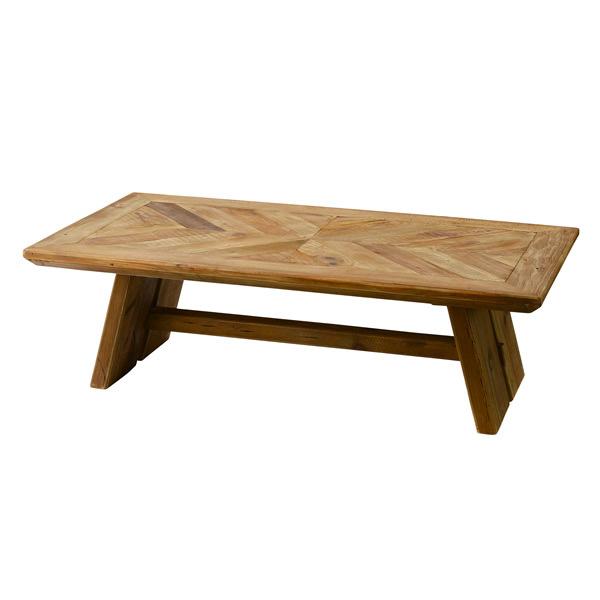 リビングテーブル おしゃれ 幅130 天然木パイン 古材 WE-884 リビングテーブル｜casarior｜02