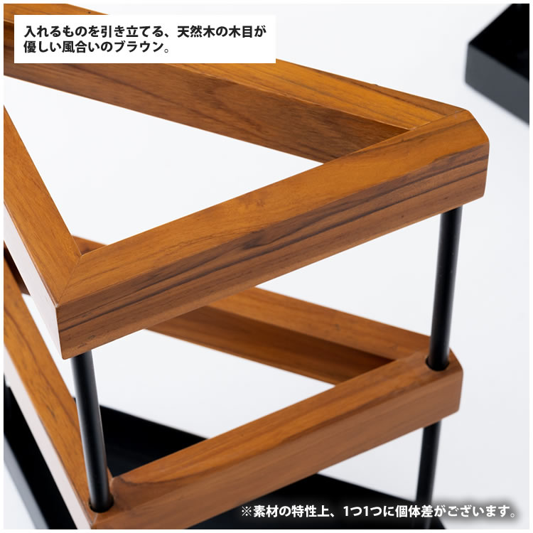 ヴィンテージ 木製傘立て 八角形 木製レトロ風傘立て LFS-474 2色対応の通販情報 - 家具通販の