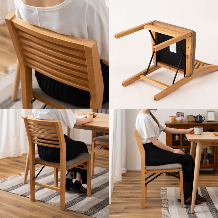 東谷 フォールディングチェアー 1脚 おしゃれ 折りたたみ ダイニング