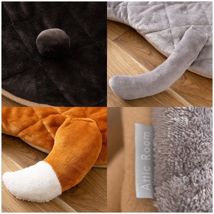 サンドクッション アニマル 90x120 おしゃれ 中に入れる ひざ掛け