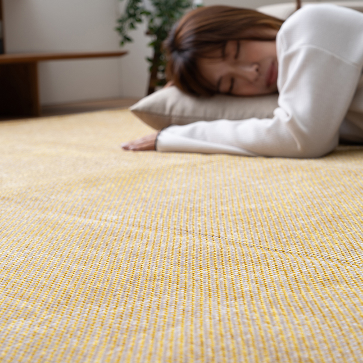 イケヒコ シェニフ カーペット 絨毯 無地ラグ ラグ 130×180cm