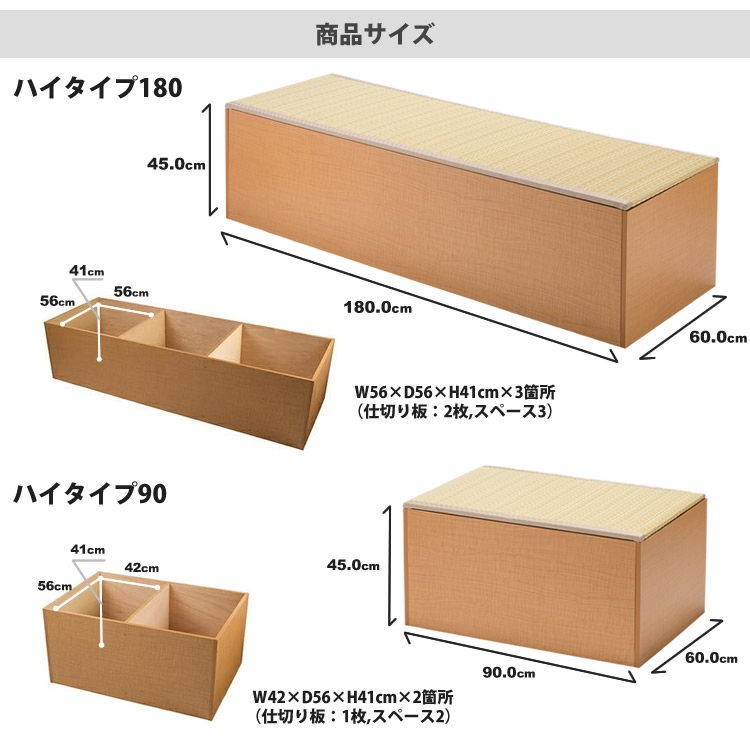 しかちゃんユニット畳4.5畳セット 幅180奥行180cm ＋畳ベンチ ユニット畳シリーズ お得なセット 4.5畳セット 幅180奥行180cm 高さ
