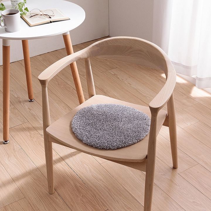 JUGGLER ジャグラー 時計 マット ラグ 枕 クッション 椅子 11点 チェアパッド 円形 もこもこ シャギー 洗えるラグ 北欧 椅子用 シート