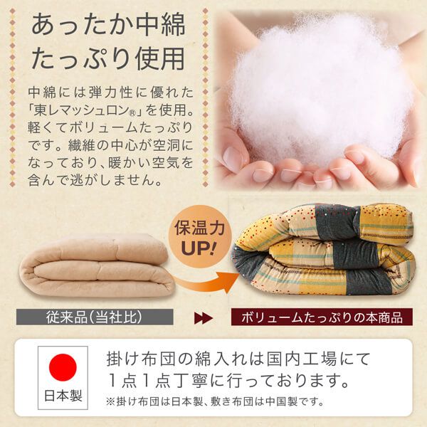 ギャッベデザインこたつ布団 こたつ用掛け布団 5尺長方形(90×150cm)天板対応 - 27