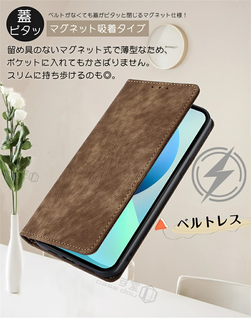 レトロ調 AQUOS R10 sense8 ケ...の詳細画像3