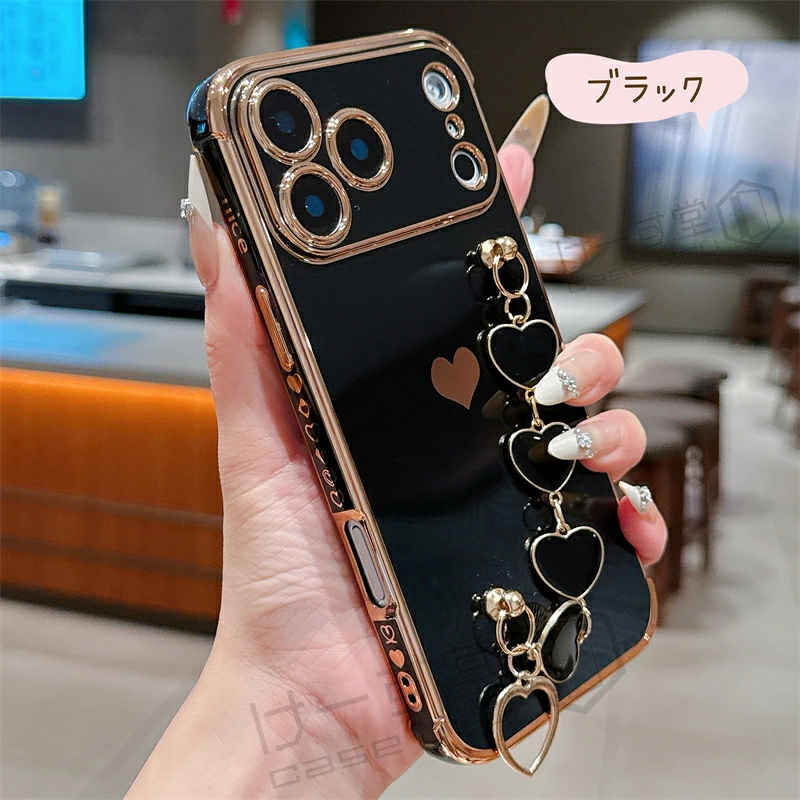 ハート型 チェーン付き iPhone17e ケース いphone アイフォン16e Air
