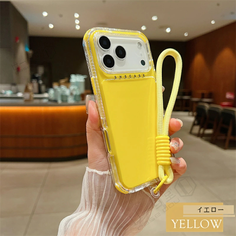 3層構造 スマホケース ストラップ付き iPhone17Pro Max ケース
