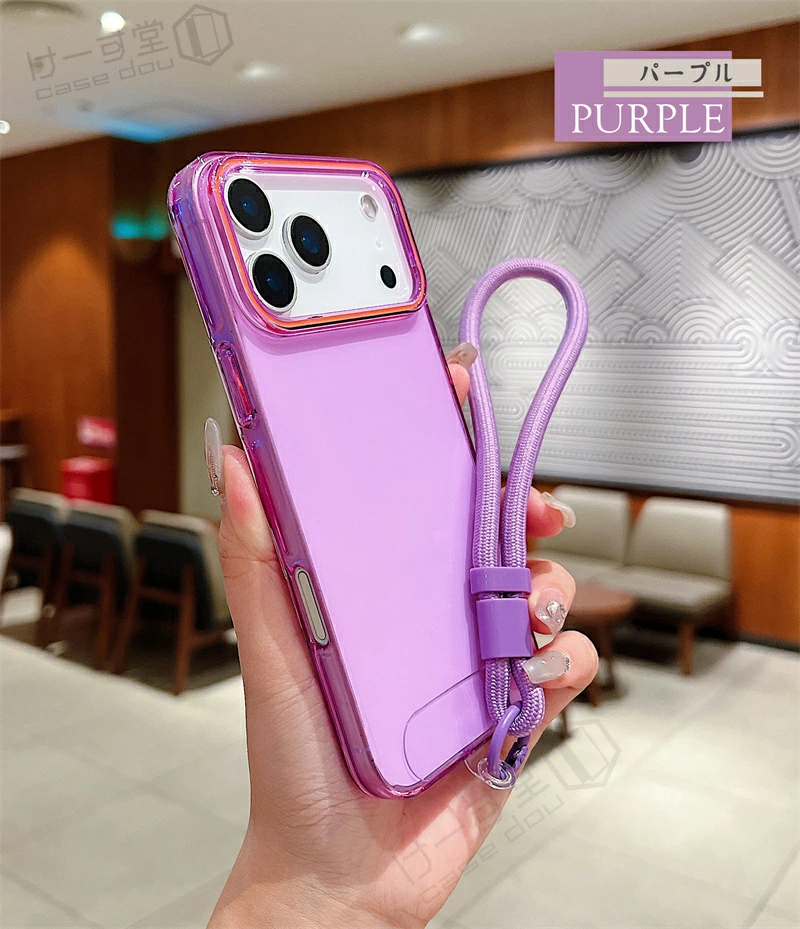 ストラップ付き】 iPhone17 ケース 透明 クリア iPhone15 iPhone14