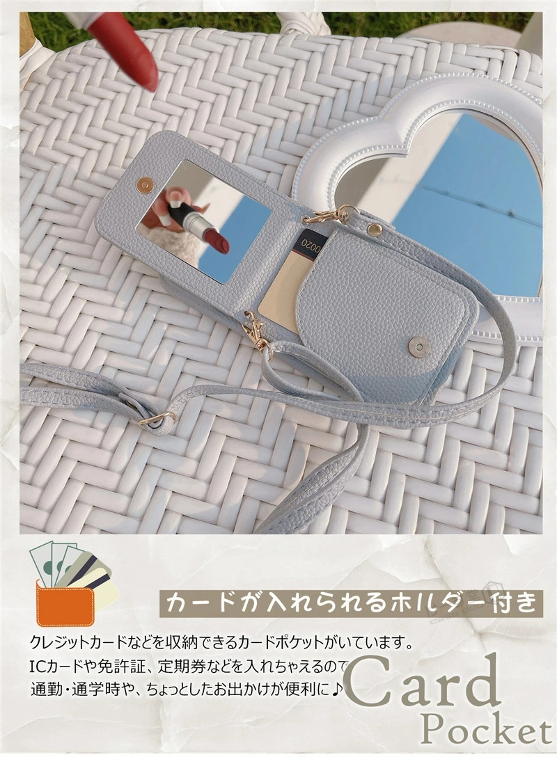 リング付き 鏡付き iPhone 14 13 ...の詳細画像3