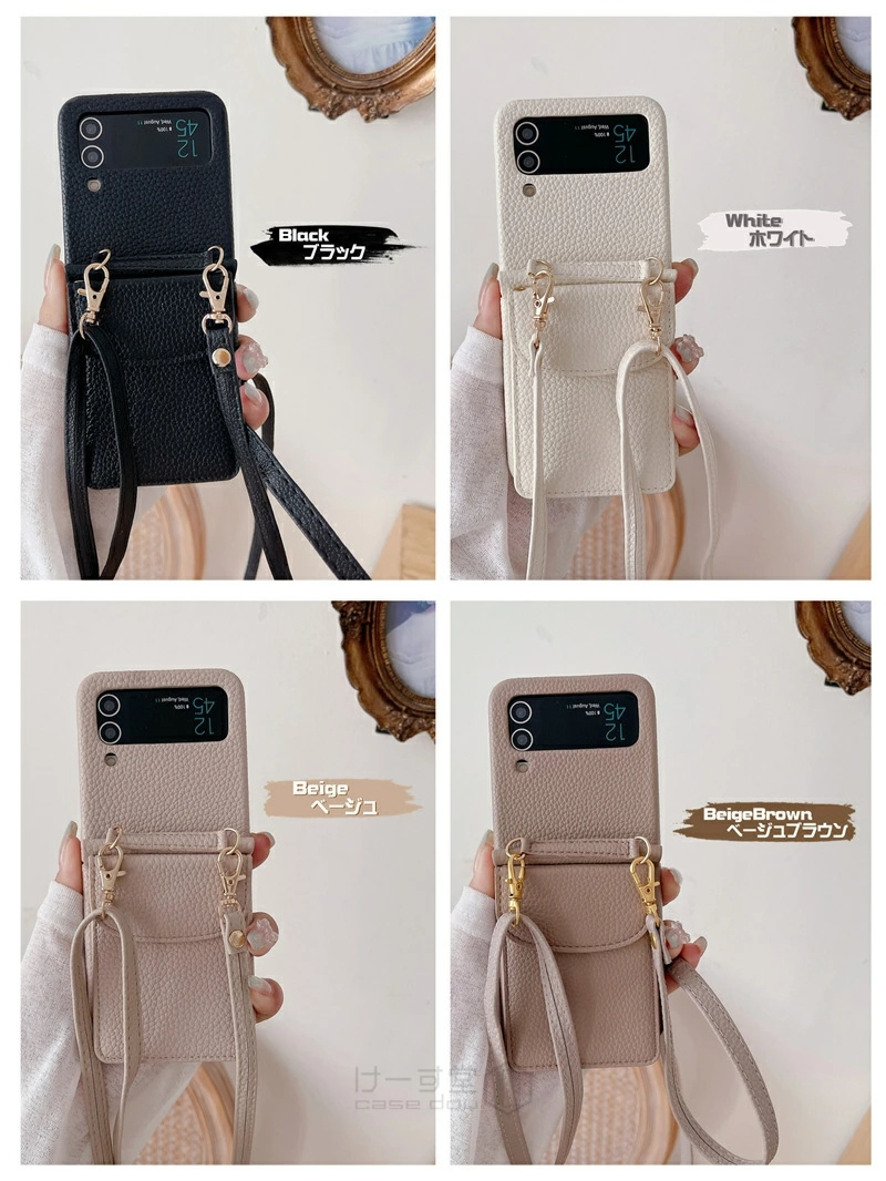 GalaxyZFlip4 GalaxyZFlip3 ケース ショルダー カード収納 Galaxy Z