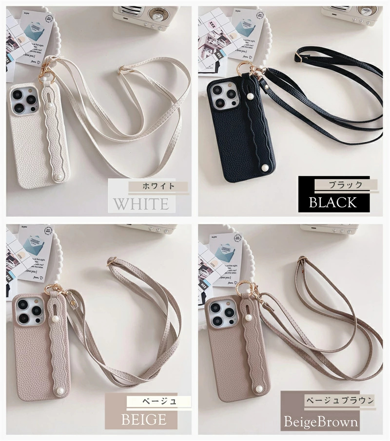 ベルト付 iphoneケース スマホショルダー ストラップ スマホケース