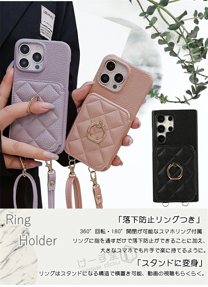 スマホショルダー リング付き ギャラクシー S...の詳細画像3