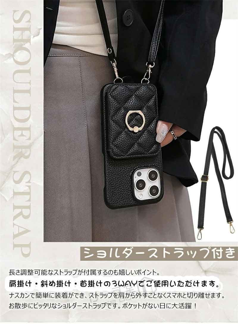 スマホショルダー リング付き ギャラクシー S...の詳細画像5