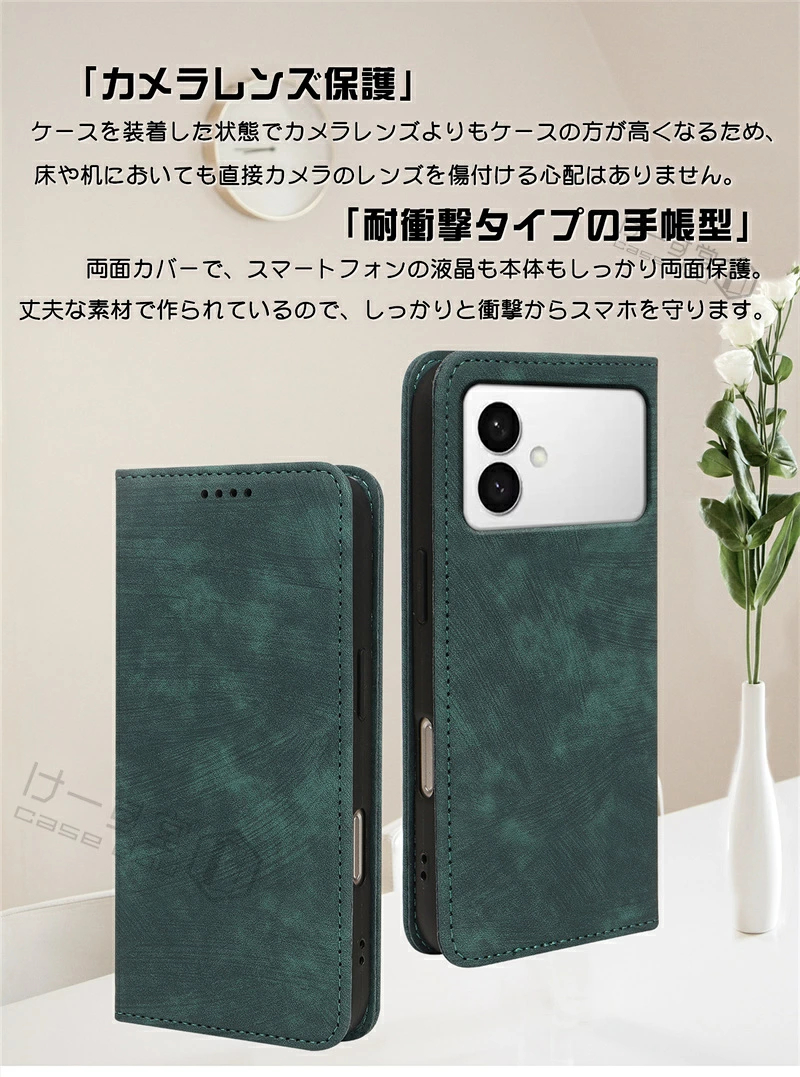 スマホ ハンドストラップ付き arrows Alpha F-51F ケース 手帳型