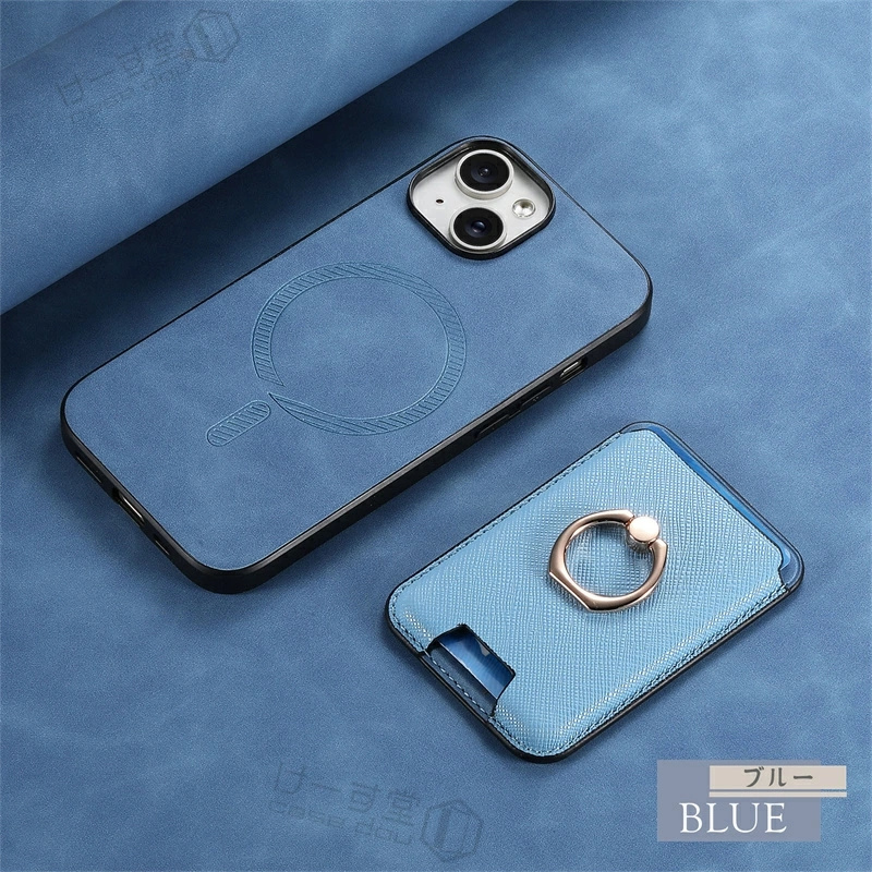 くるっと装着！ 2in1 MagSafeカードケース iPhone17Pro max