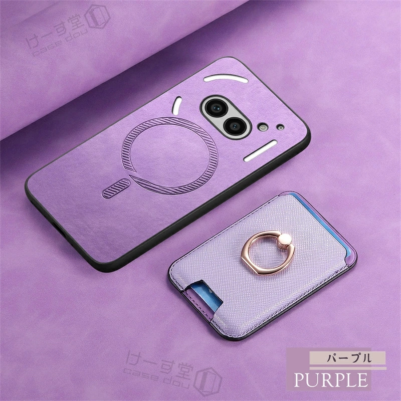 CMF Phone 1 128GB モデル　ケース　カードケース付き くるっと装着！ 2in1 MagSafeカードケース Nothing CMF Phone 1