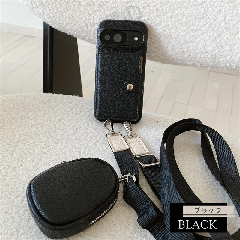 マルチポーチ付き】 スマホショルダーケース Google Pixel 8a 9A 7a 10