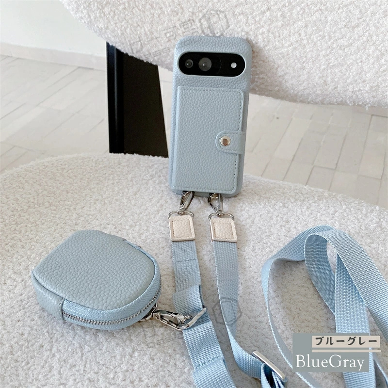 マルチポーチ付き】 スマホショルダーケース Google Pixel 10a 8a 9a