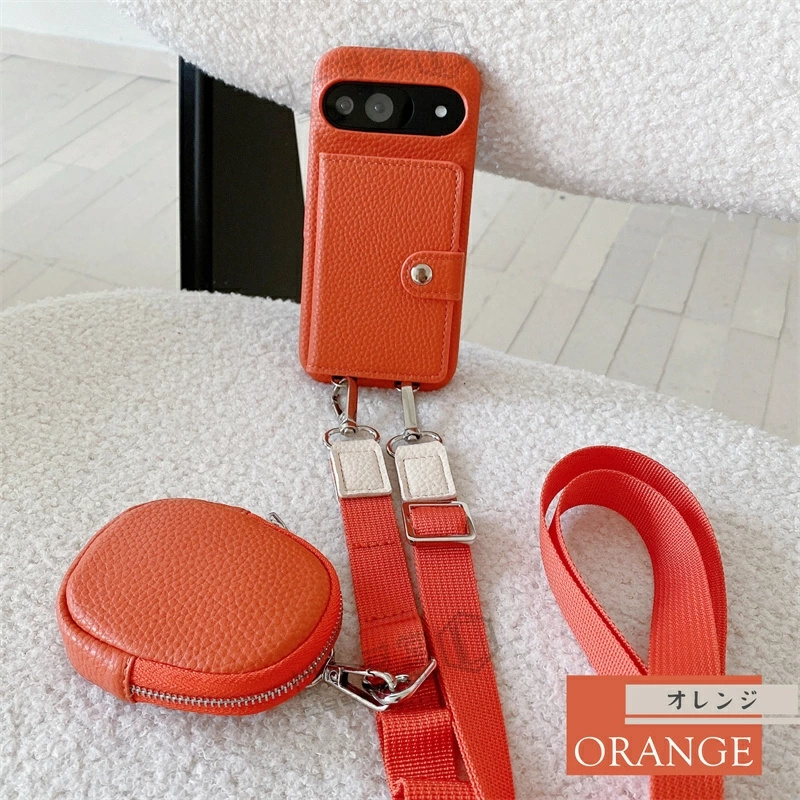 マルチポーチ付き】 スマホショルダーケース Google Pixel 8a 9A 7a 10