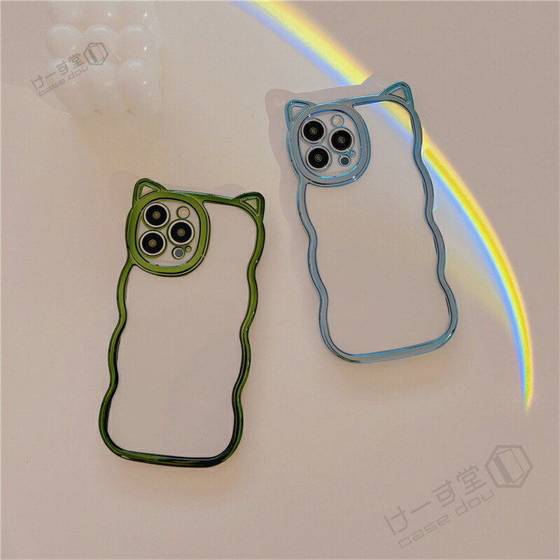 猫耳 iPhoneケース iphone15 ケース かわいい iPhone15Pro ケース iPhone14 ケース iPhone13 ケース クリアケース 透明 韓国 おしゃれ 可愛い iPhone15ケース |  | 04