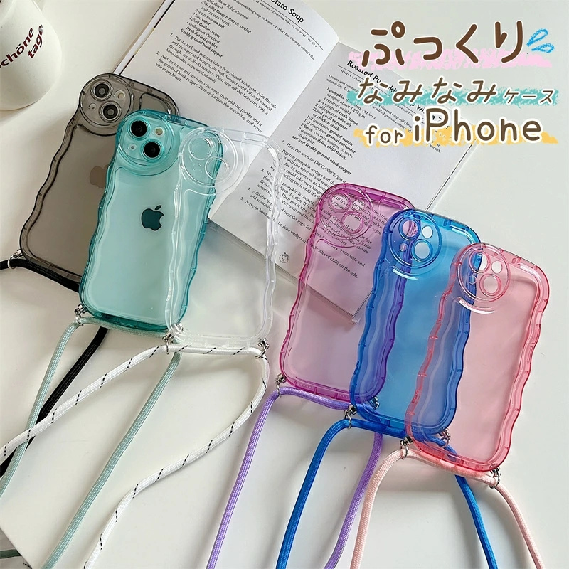 iPhone 15 ケース うねうね クリア 透明 ウェーブ アクスタ 楽天市場】2個セット iPhoneケース ウェーブ うねうね iPhone15