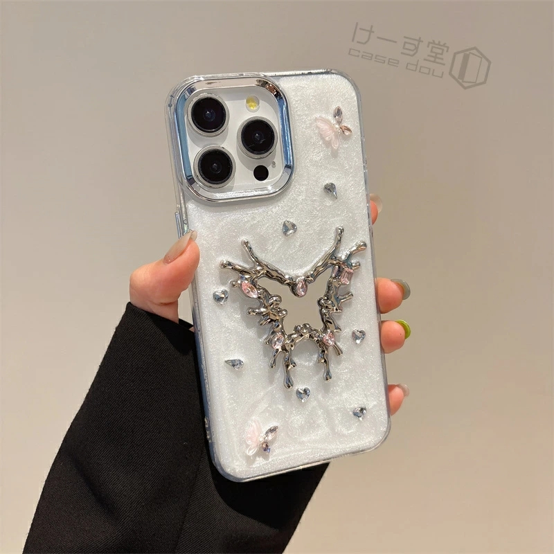 チェーンストラップ付き iPhone16Pro ケース iPhone15Pro iPhone14Pro