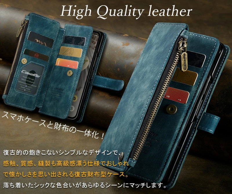 財布デザイン Google Pixel Fold 手帳型 ケース 全面保護 カード入れ