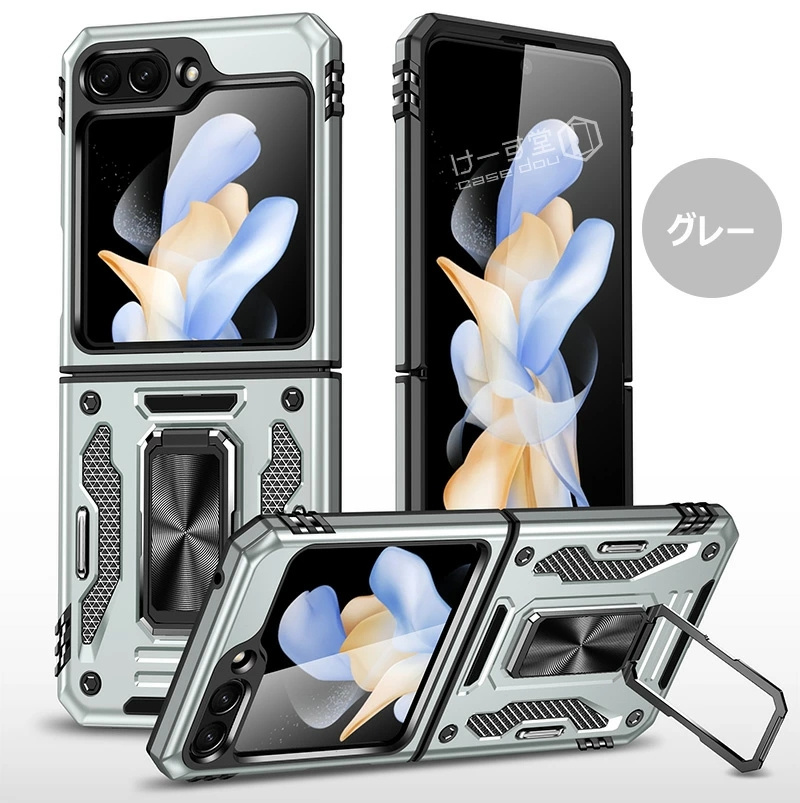 Galaxy Z Flip7 リング付き Flip6 ケース リング Flip5 レンズ保護