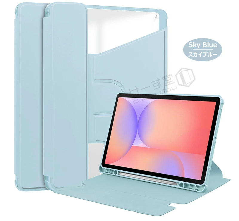 極美品 GalaxyTabS10Lite128GB ケース・Sペン付 360度回転式 Galaxy Tab S10 Lite ケース 手帳型 Sペン収納 FE Wi-Fi