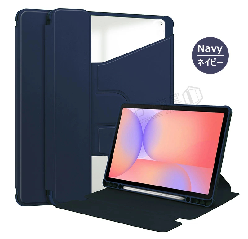 360度回転式 Galaxy Tab S10 Lite ケース 手帳型 Sペン収納 FE Wi-Fi