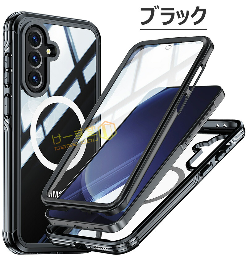 360°全面保護 Galaxy A36 5G ケース 前後 透明 クリア 両面 強化 SC
