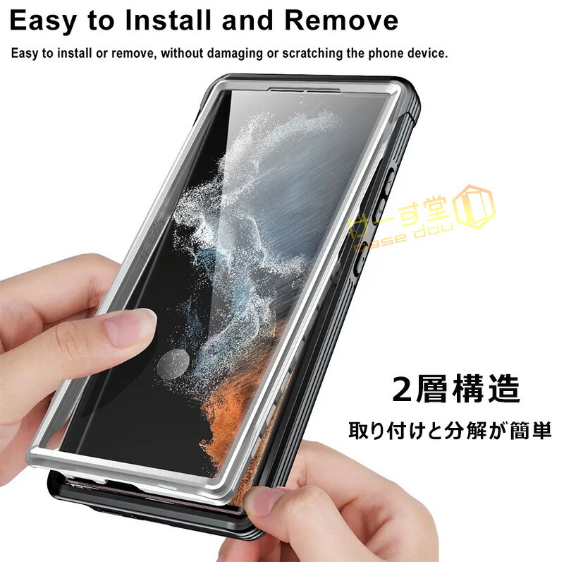 360°全面保護 Galaxy A36 5G ケース 前後 透明 クリア 両面 強化 SC
