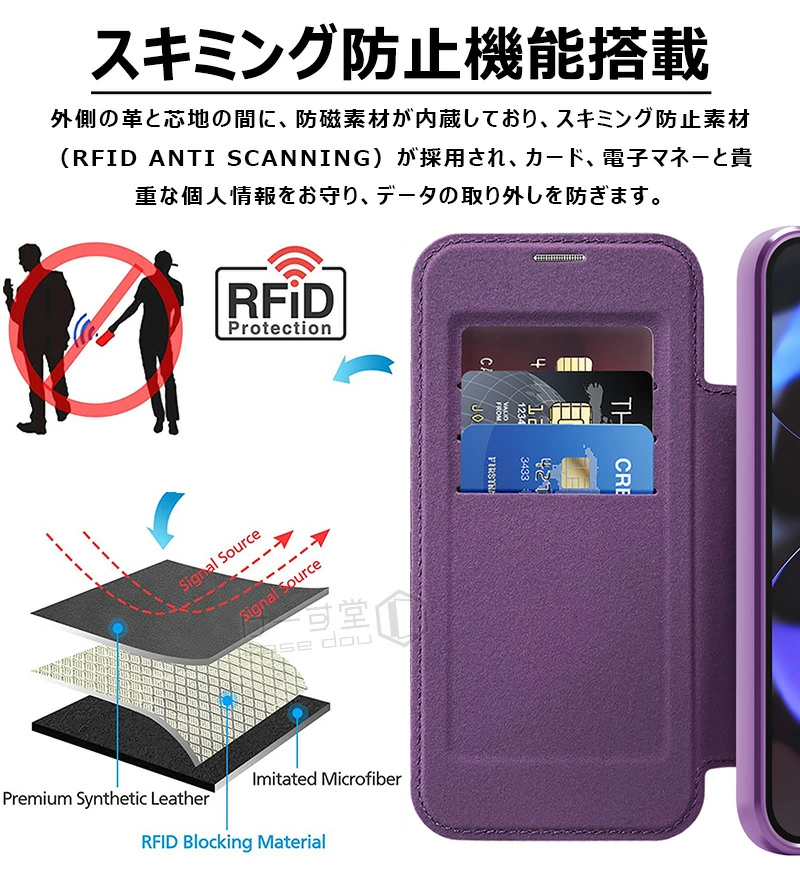 背面クリア Google Pixel 10 ケース 手帳型 Pixel10 RFID スキミング