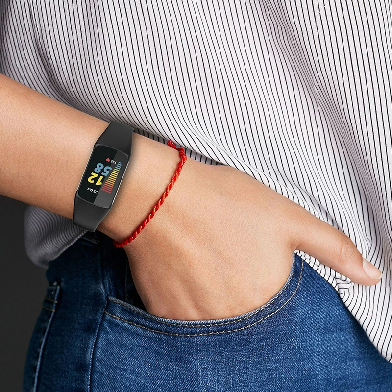 Fitbit Charge5 換えバンド Fitbit Charge 5 交換用 ベルト シリコン バンド ソフト フィットビット チャージ5  通気性 通勤 通学 水洗い可能 柔らかい｜casedou｜12