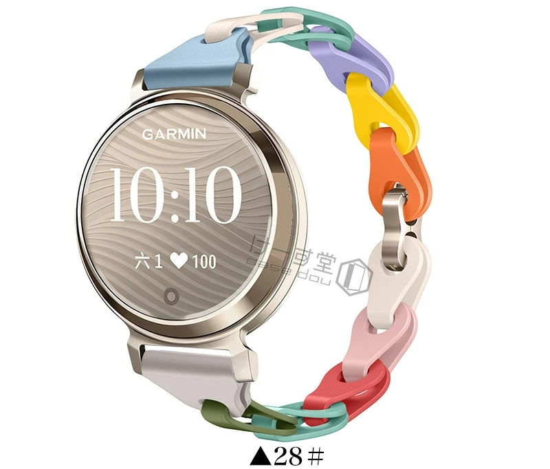 透かし 編み ガーミン Garmin Lily 2 交換ベルト シリコン 編組