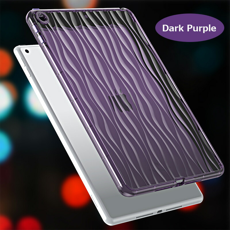 透明 iPad mini (A17 Pro) Air 11インチ ぷっくり M2 2024 mini7 iPad 10.2耐衝撃 mini6 mini5 ソフト TPU かわいい 波柄 シンプル Pro 11 2022 2021 2020ケース |  | 11